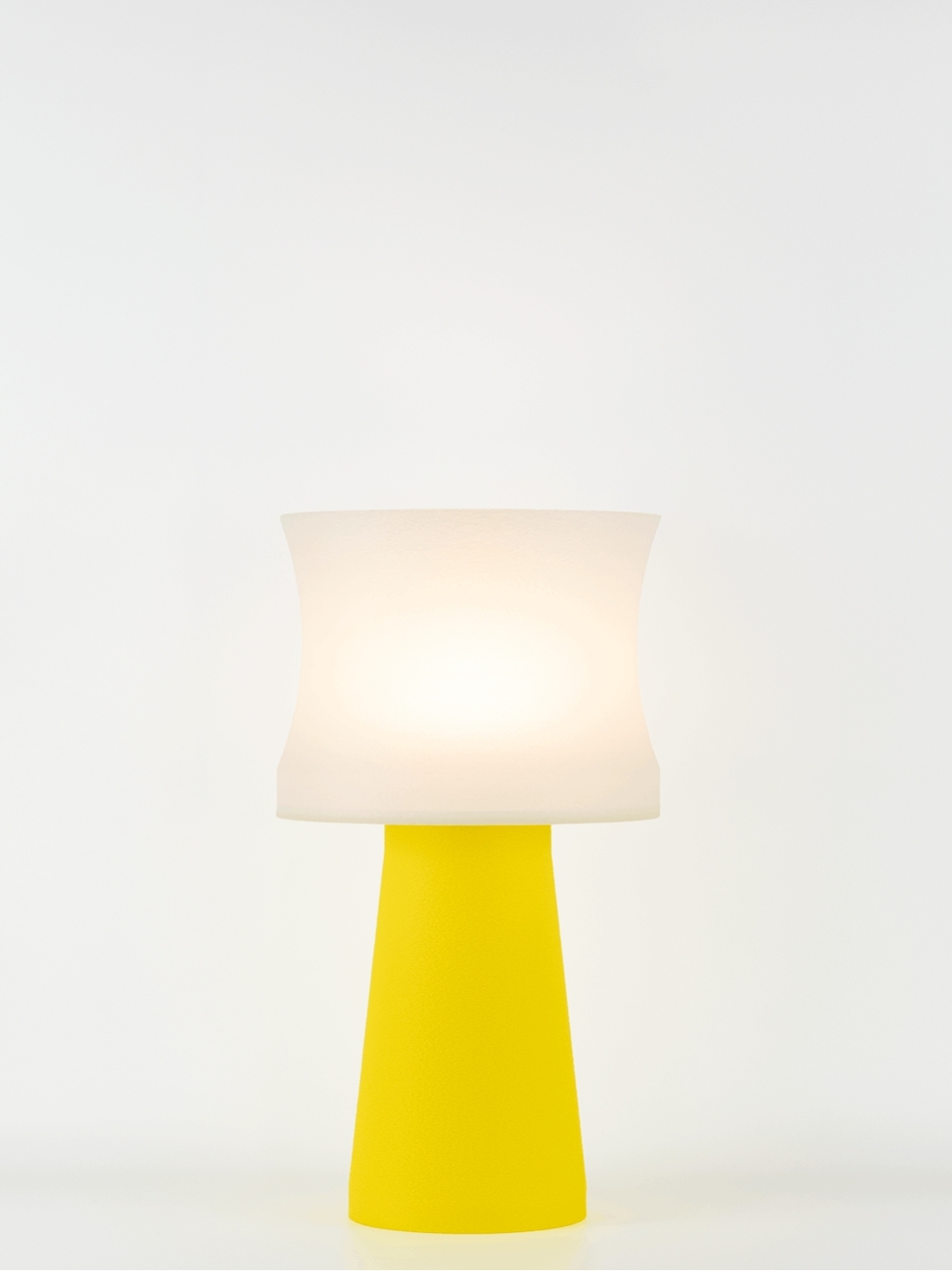 Aurélie – Lampe à poser pop jaune, médium