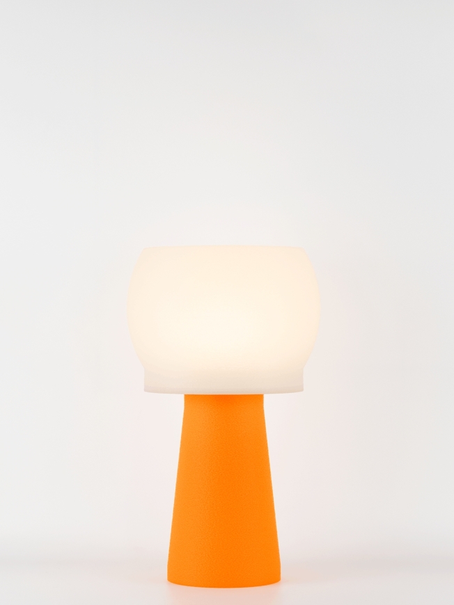 Clemence – Lampe à poser pop orange, médium