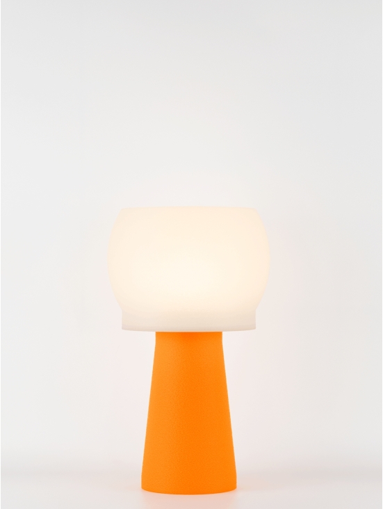 Clemence – Lampe à poser pop orange, médium
