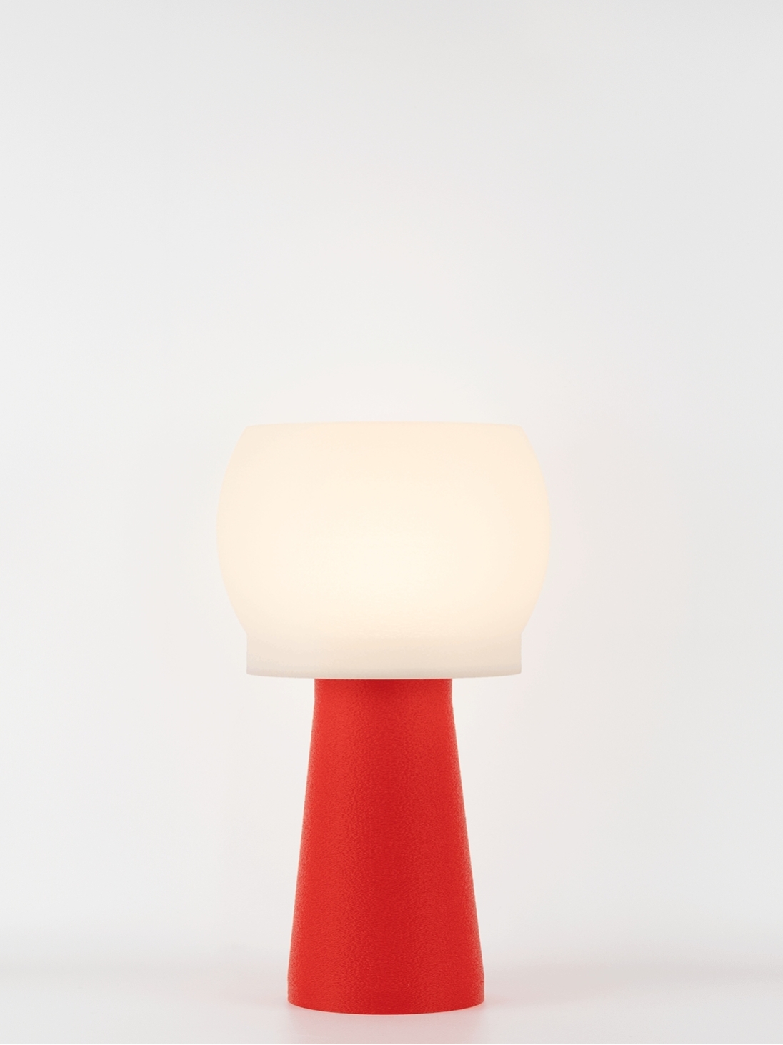 Clemence – Lampe à poser pop rouge, médium