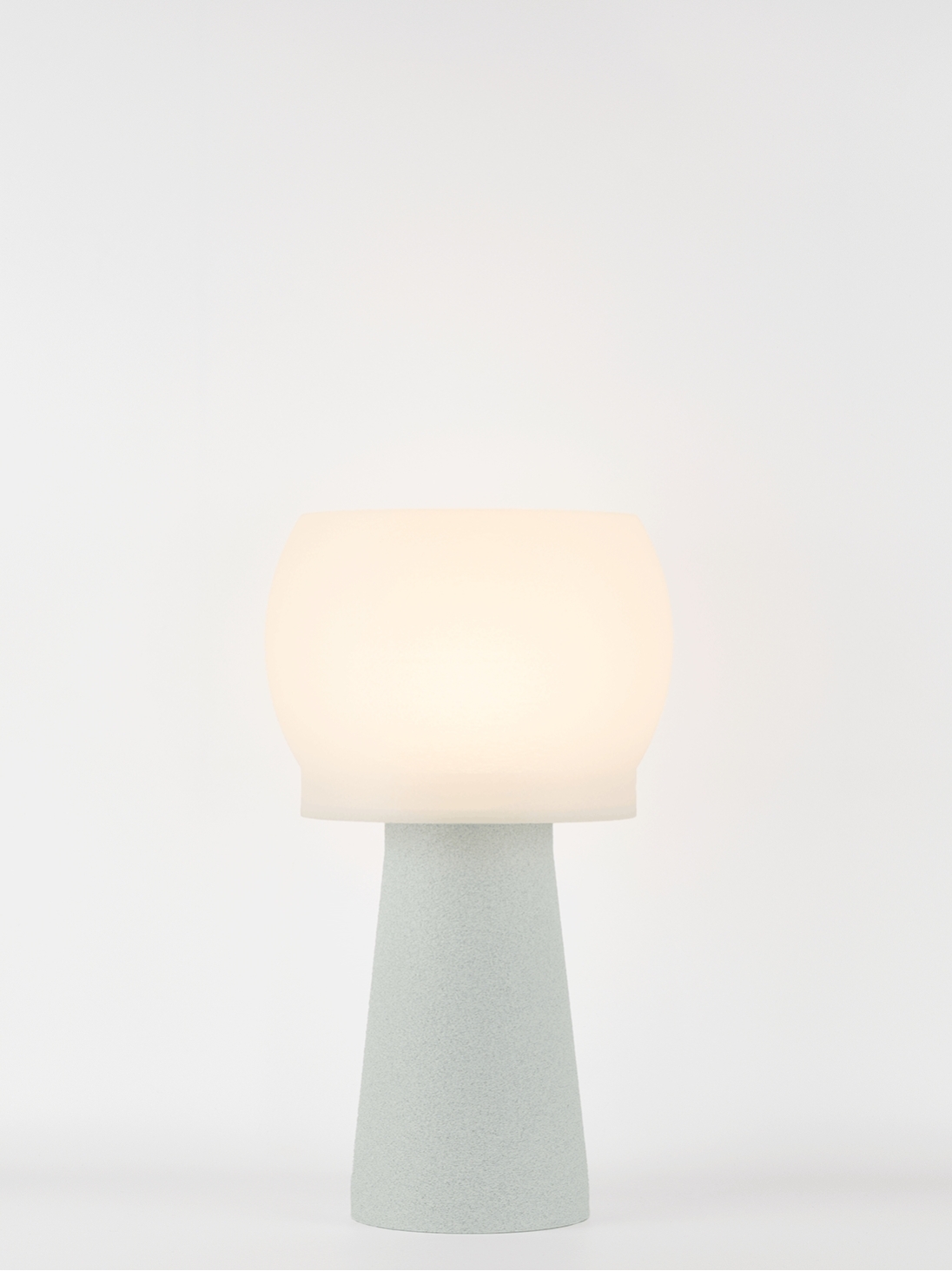 Clemence – Lampe à poser granit grise, médium