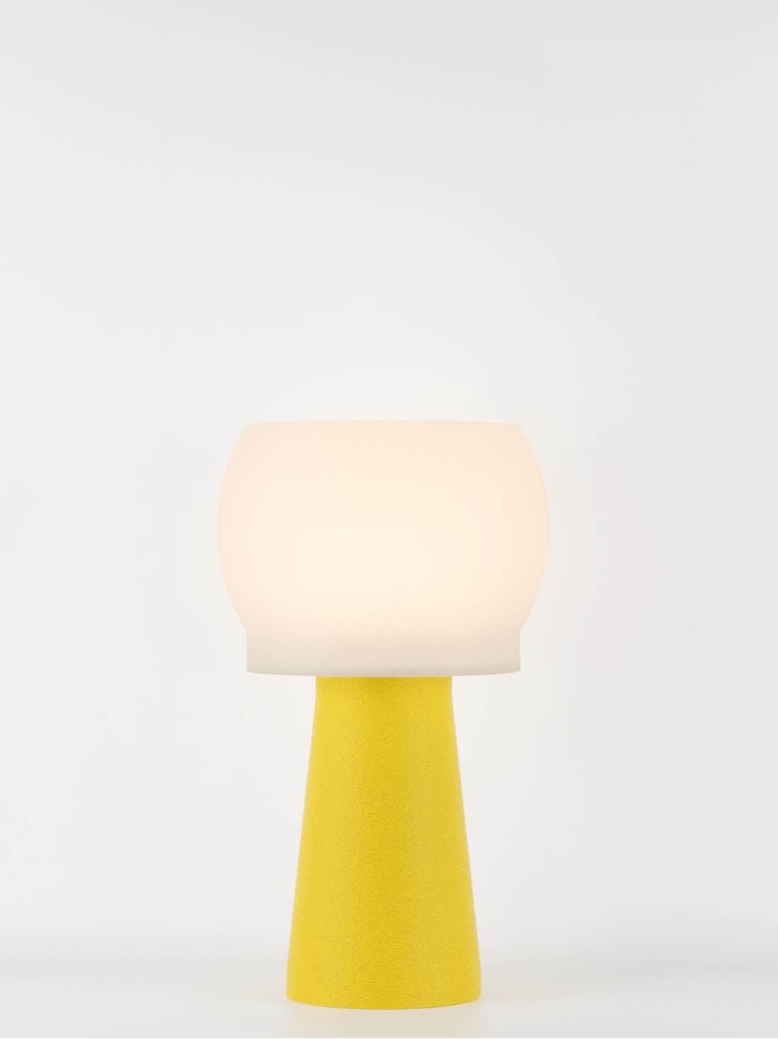 Clemence – Lampe à poser granit jaune, médium