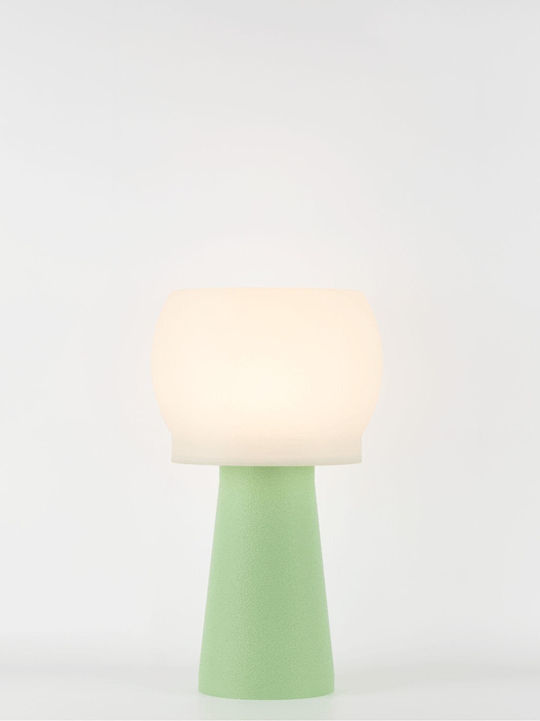 Clemence – Lampe à poser pastel verte, médium