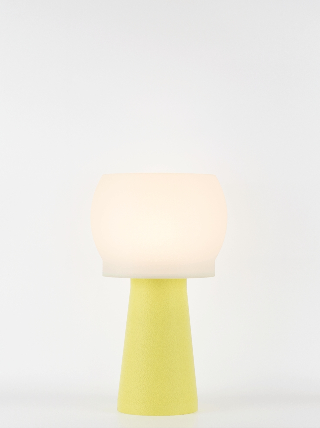 Clemence – Lampe à poser pastel jaune, médium