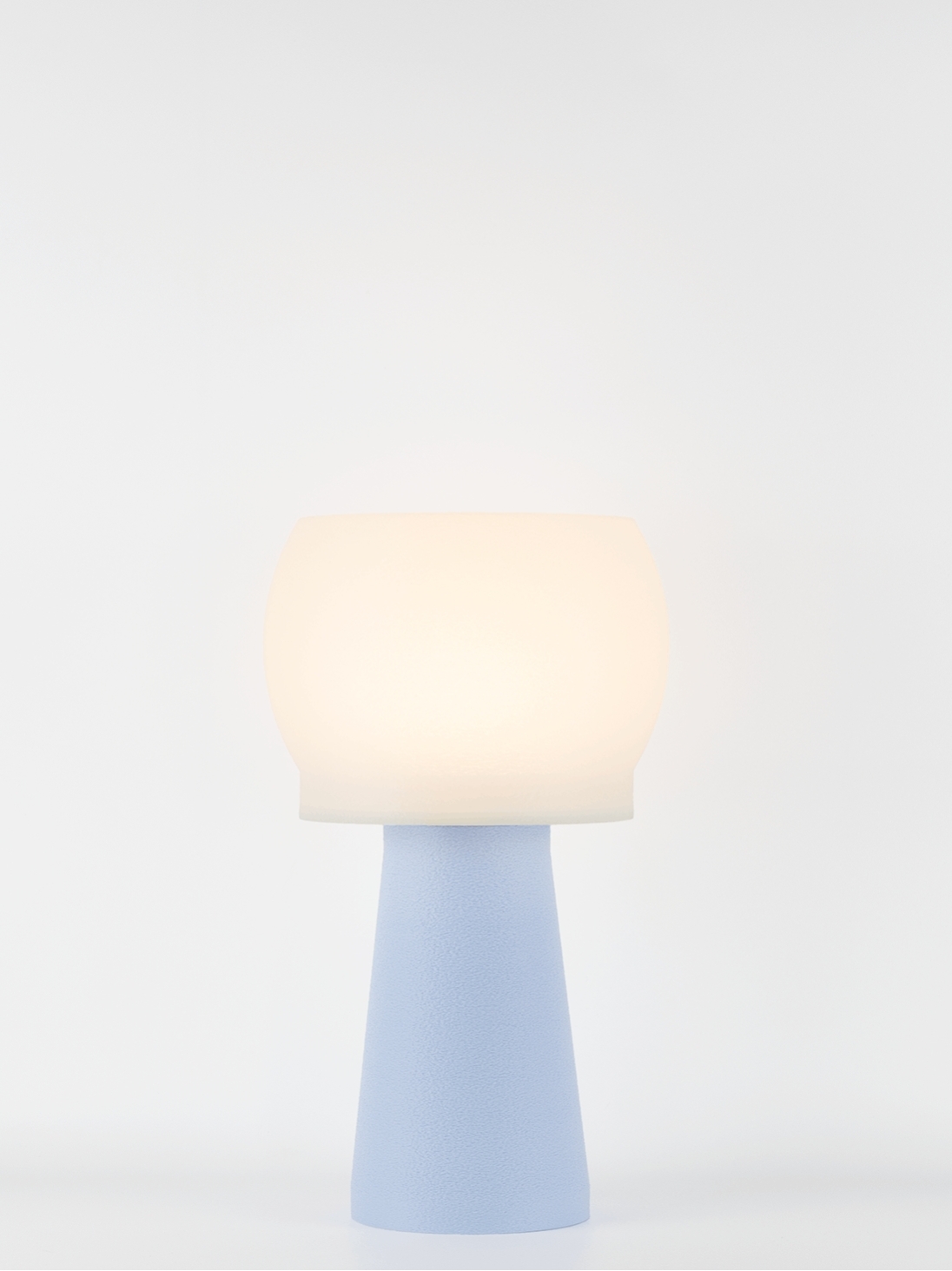 Clemence – Lampe à poser pastel bleu, médium