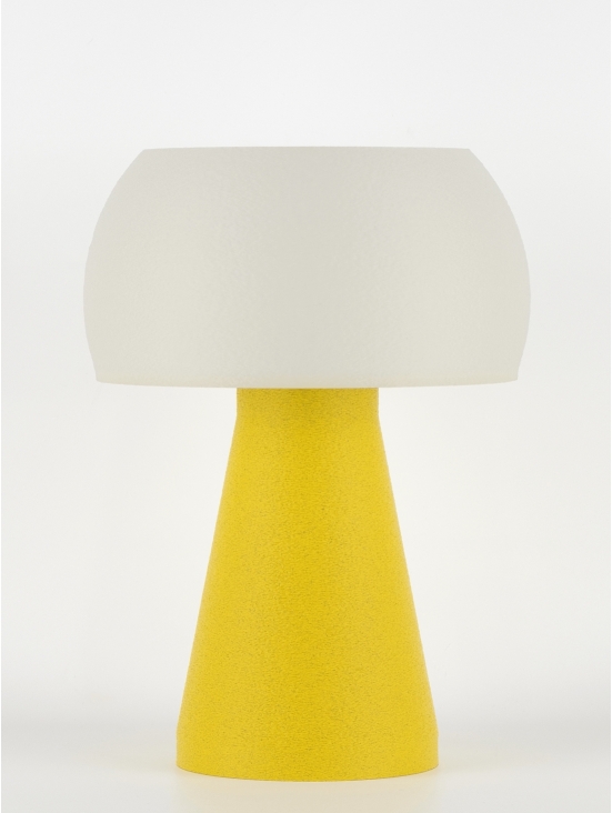 Annie – Lampe à poser granit jaune, small