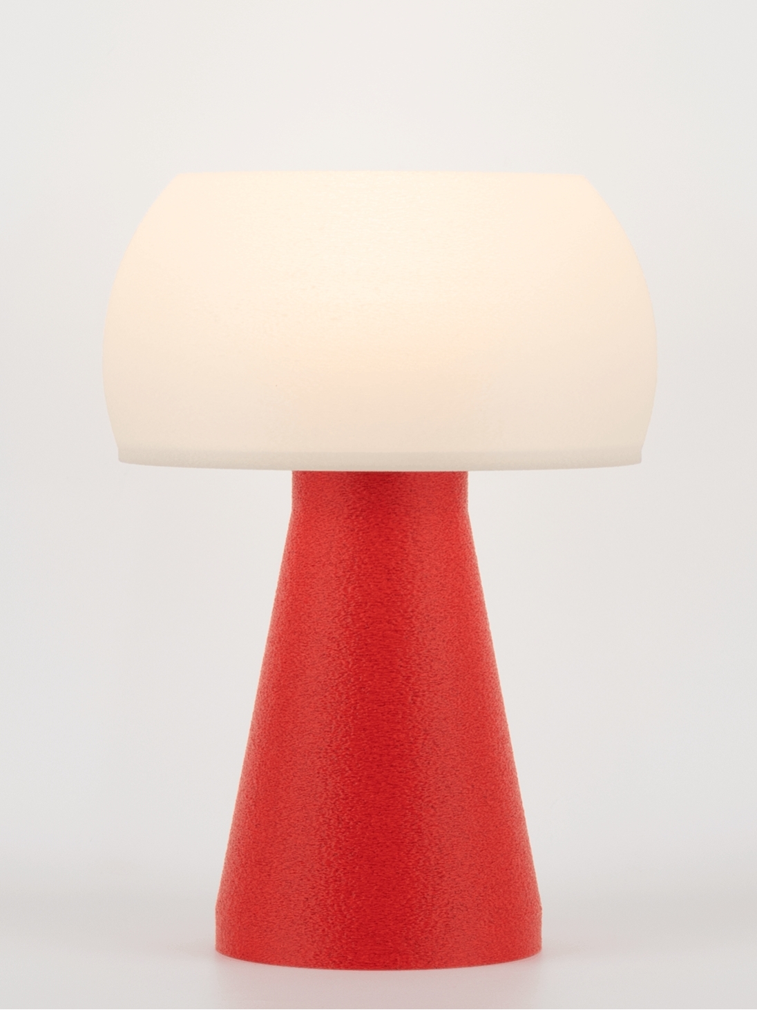 Annie – Lampe à poser granit rouge, small