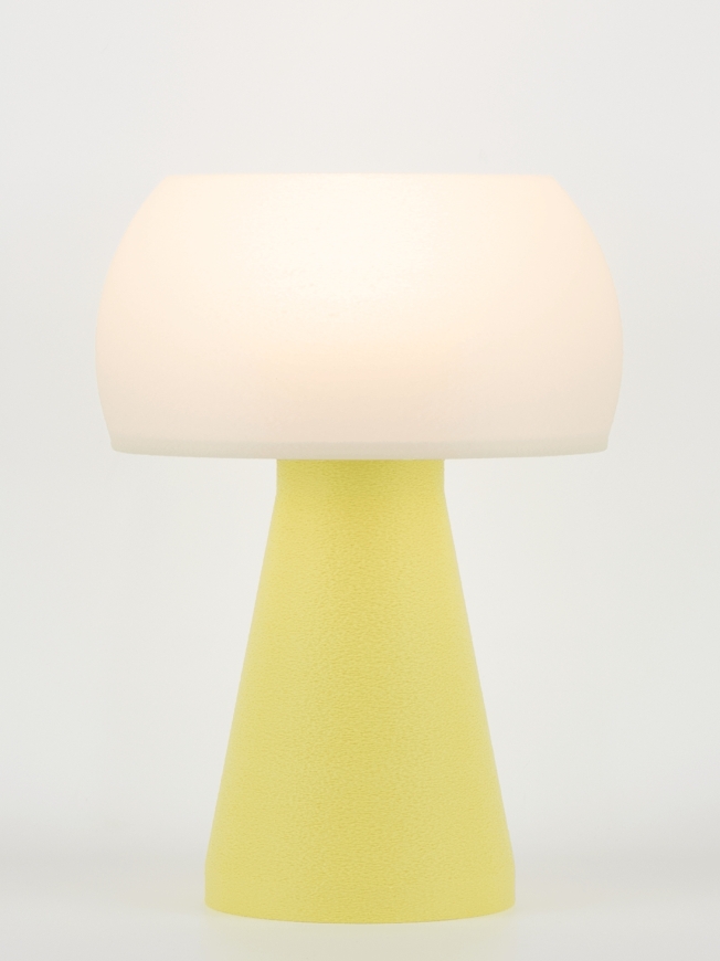Annie – Lampe à poser pastel jaune, small