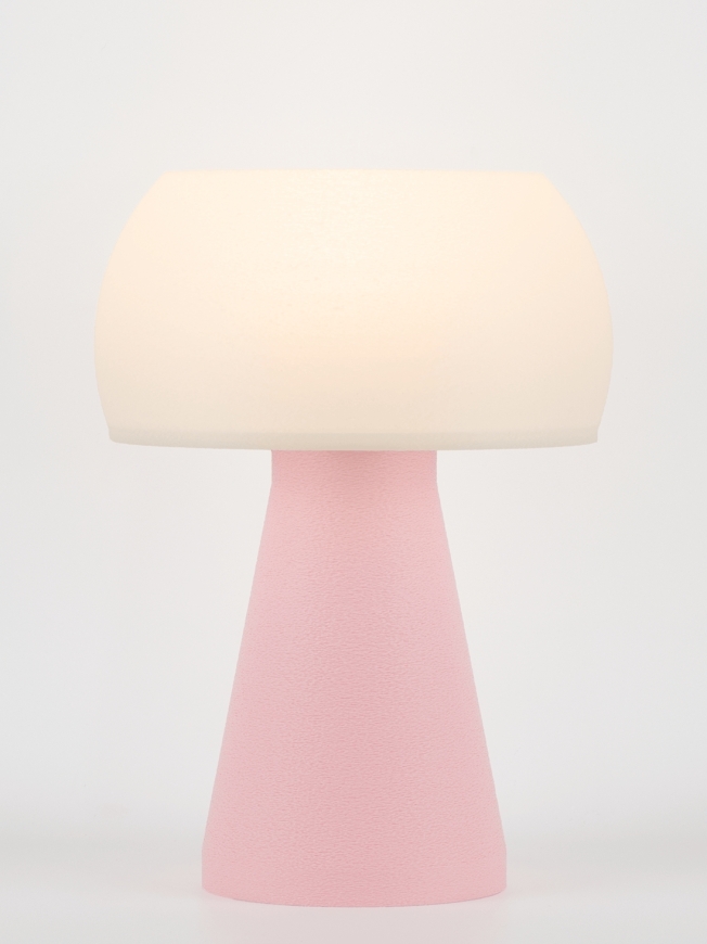Annie – Lampe à poser pastel rose, small