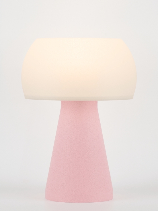 Annie – Lampe à poser pastel rose, small
