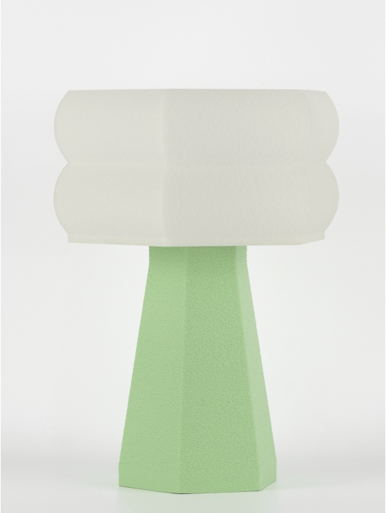 Aline – Lampe à poser pastel verte, small