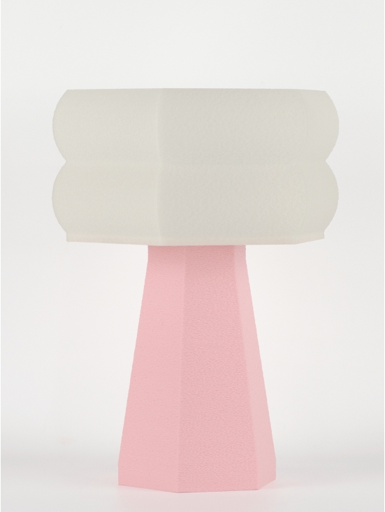 Aline – Lampe à poser pastel rose, small