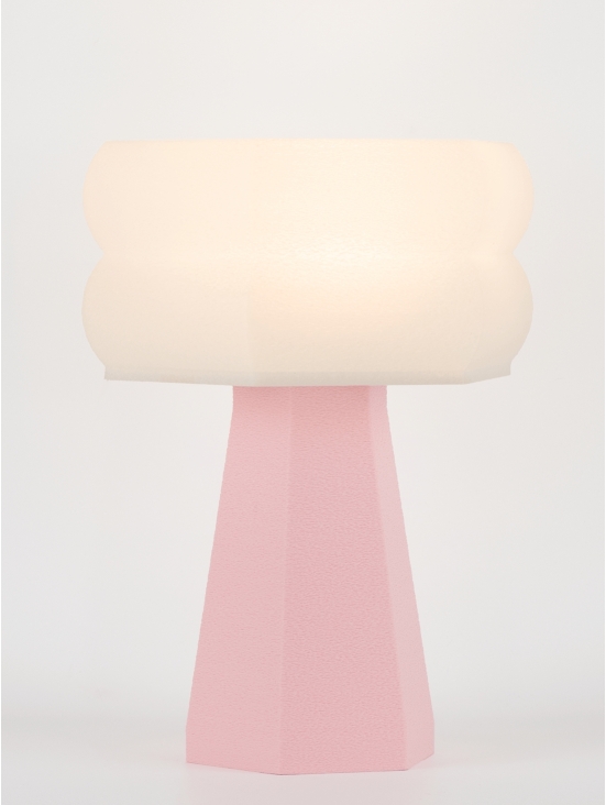 Aline – Lampe à poser pastel rose, small