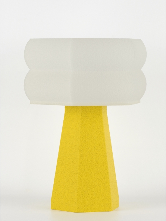 Aline – Lampe à poser granit jaune, small