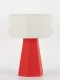 Aline – Lampe à poser granit rouge, small Aline – Lampe à poser granit rouge, small