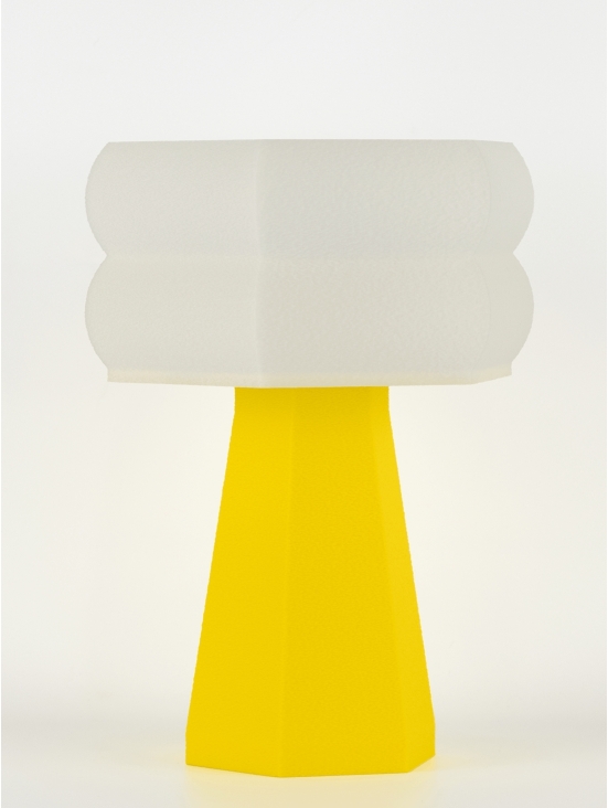 Aline – Lampe à poser pop jaune, small