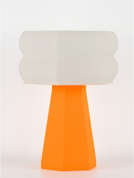Aline – Lampe à poser pop orange, small