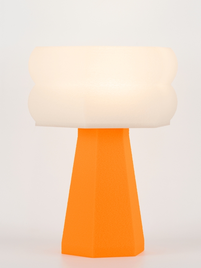 Aline – Lampe à poser pop orange, small