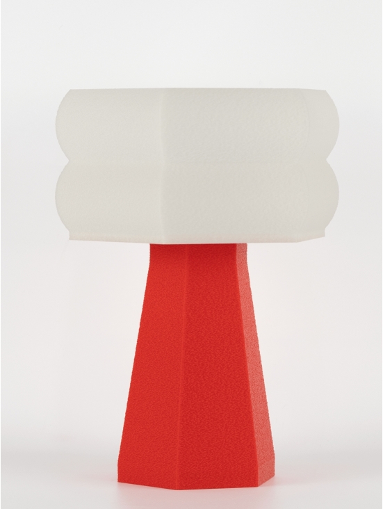 Aline – Lampe à poser pop rouge, small