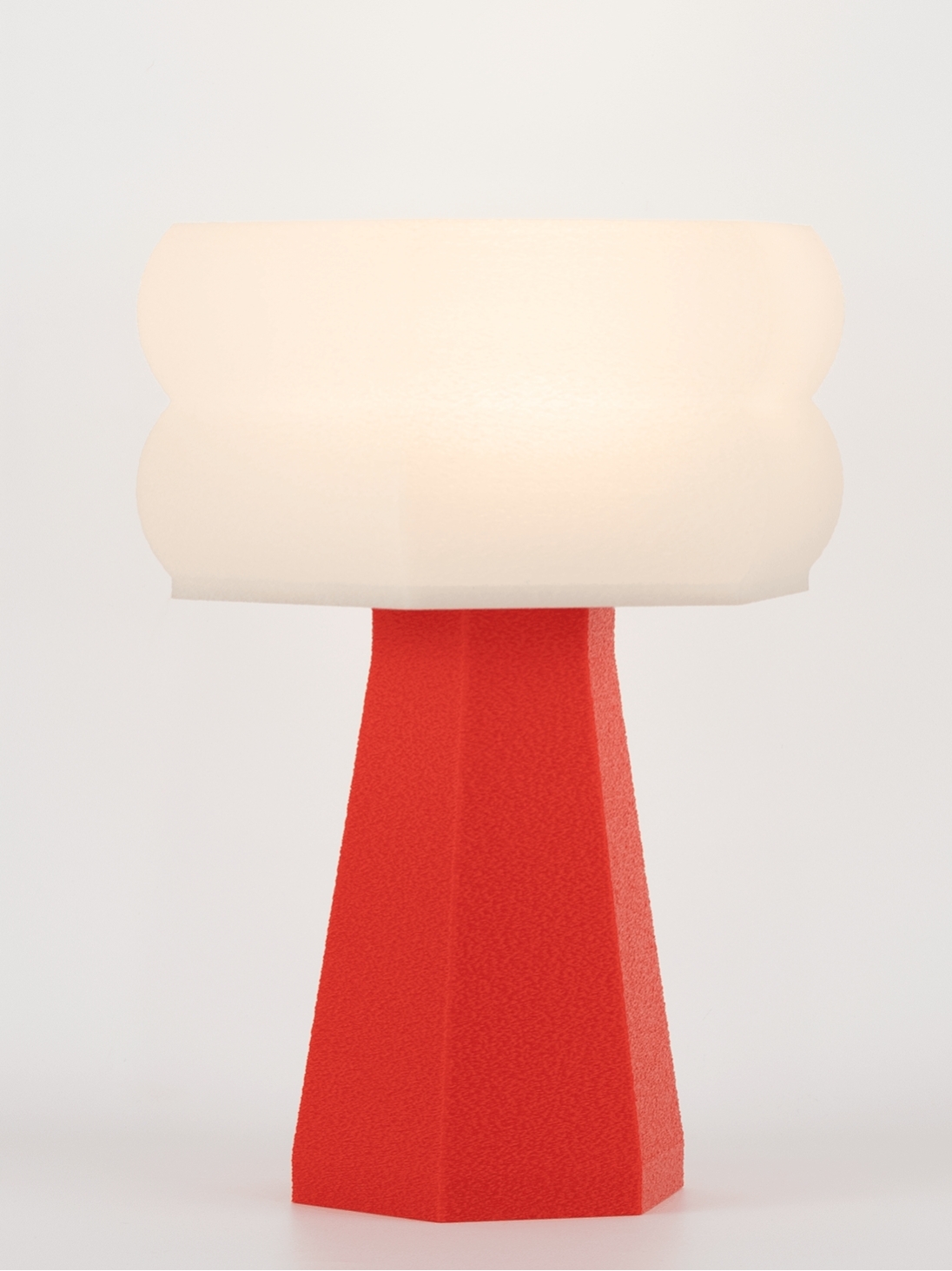 Aline – Lampe à poser pop rouge, small