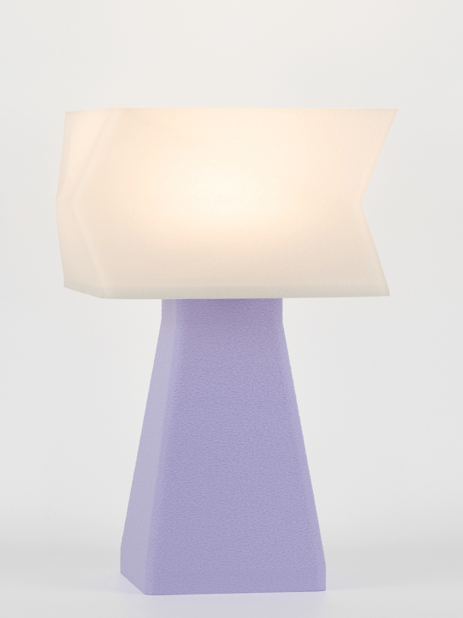 Juliane – Lampe à poser pastel lilas, small