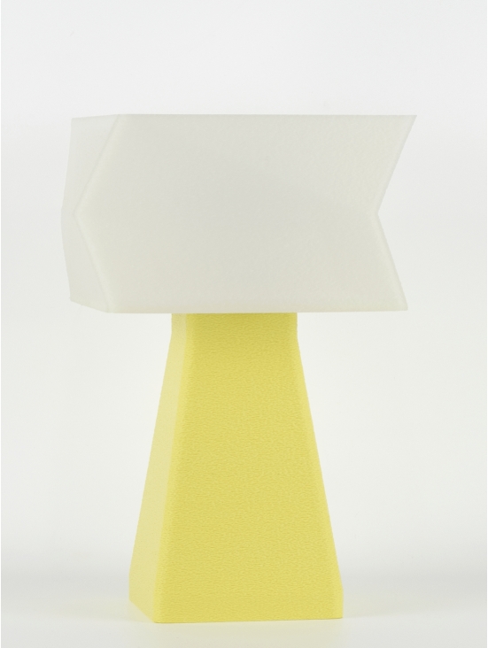 Juliane – Lampe à poser pastel jaune, small