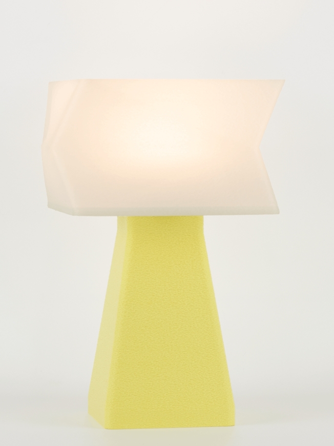 Juliane – Lampe à poser pastel jaune, small