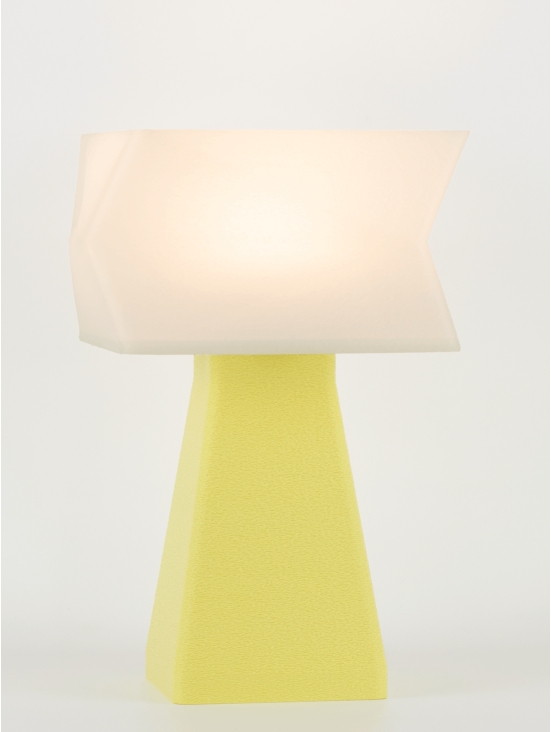 Juliane – Lampe à poser pastel jaune, small