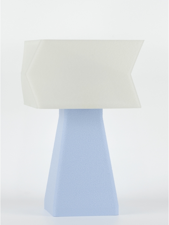 Juliane – Lampe à poser pastel bleu, small