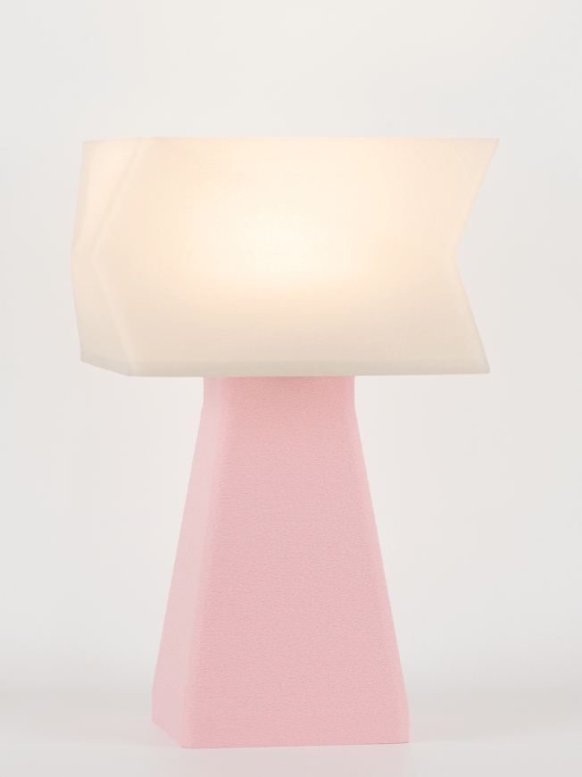 Juliane – Lampe à poser pastel rose, small