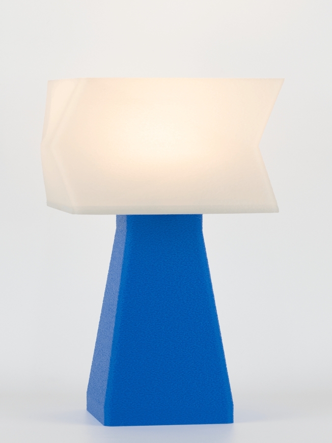 Juliane – Lampe à poser pop bleu, small