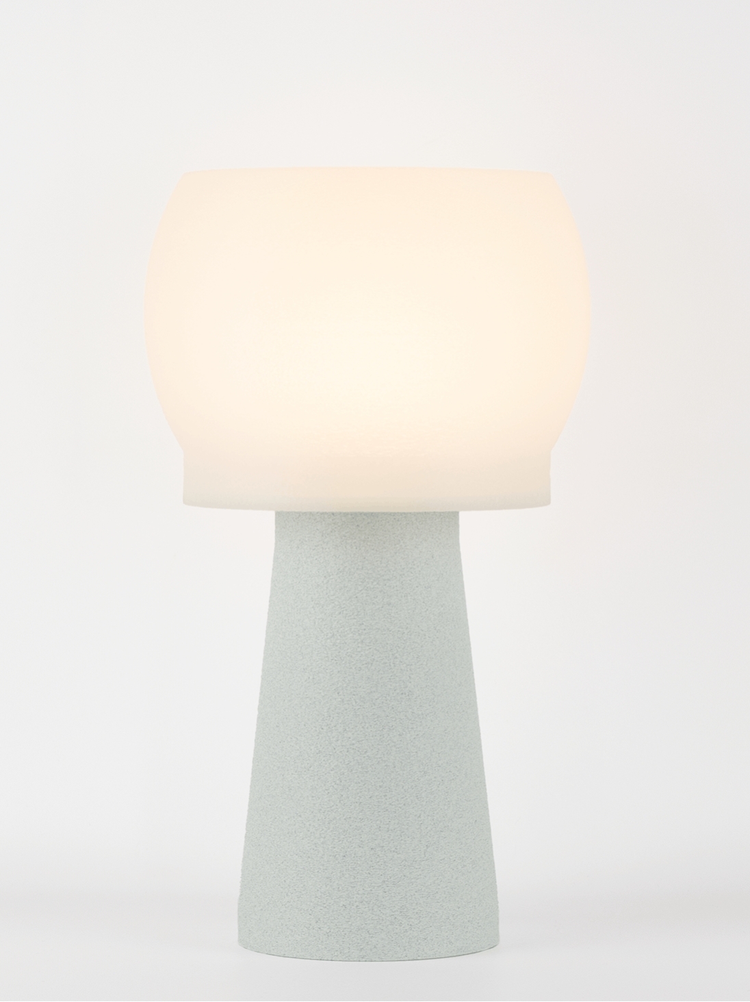 Clemence – Lampe à poser granit grise, médium