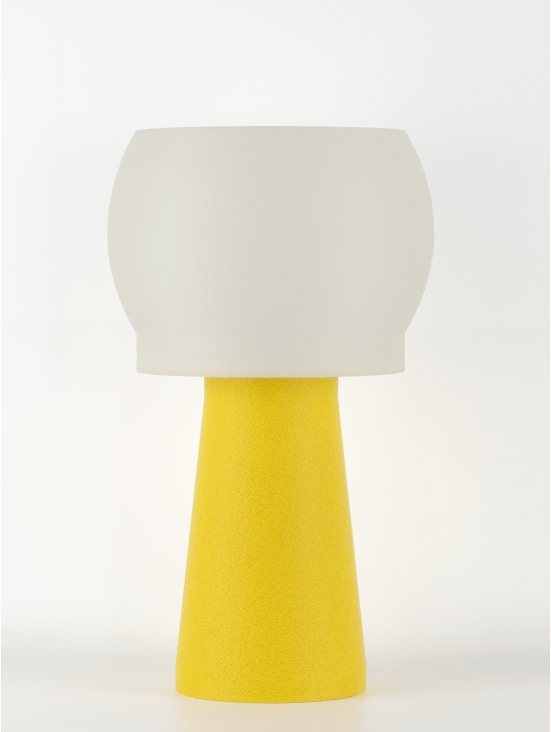 Clemence – Lampe à poser granit jaune, médium