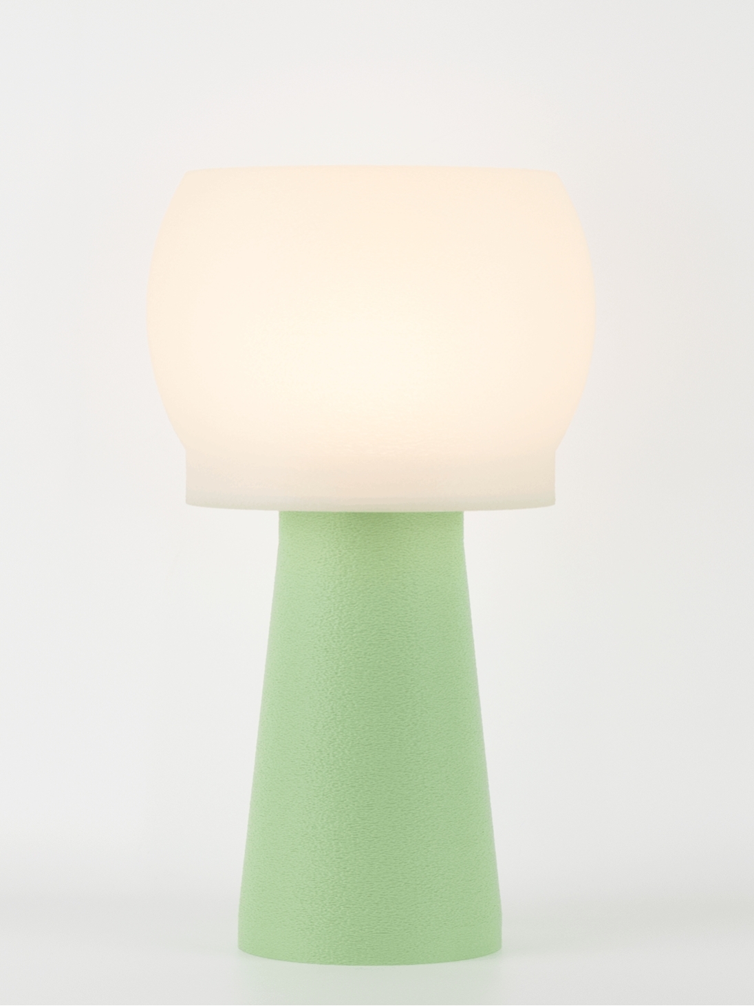 Clemence – Lampe à poser pastel verte, médium