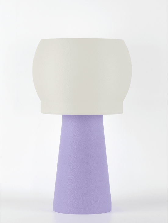 Clemence – Lampe à poser pastel lilas, médium