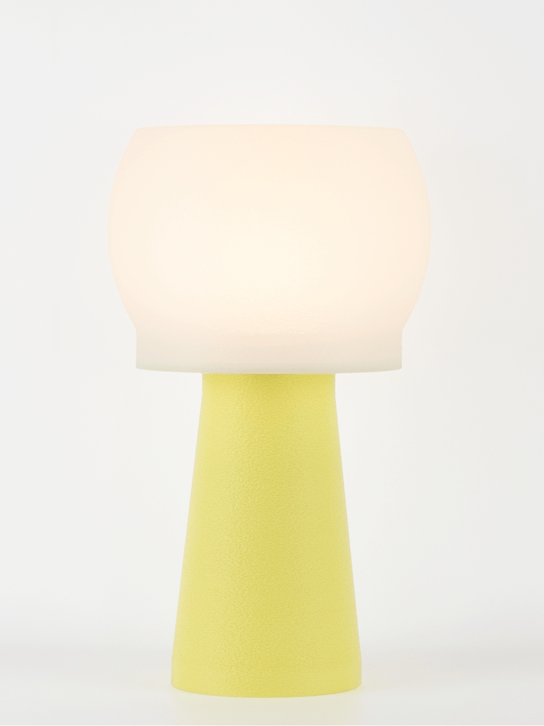 Clemence – Lampe à poser pastel jaune, médium