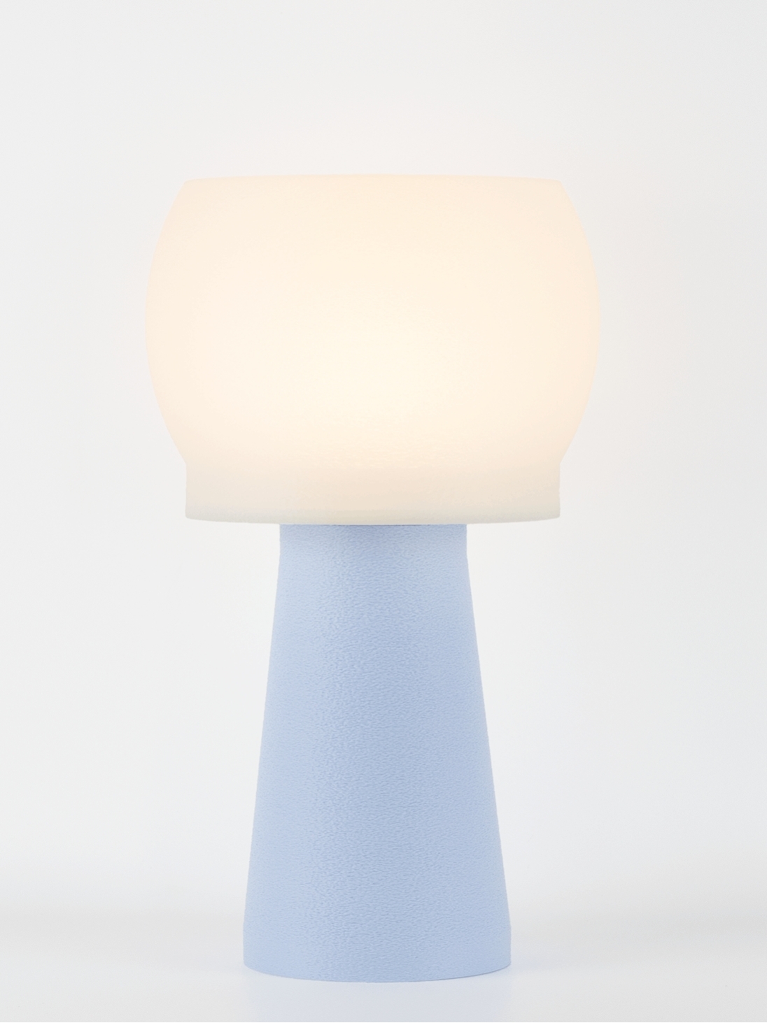 Clemence – Lampe à poser pastel bleu, médium