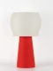 Clemence – Lampe à poser pop rouge, médium