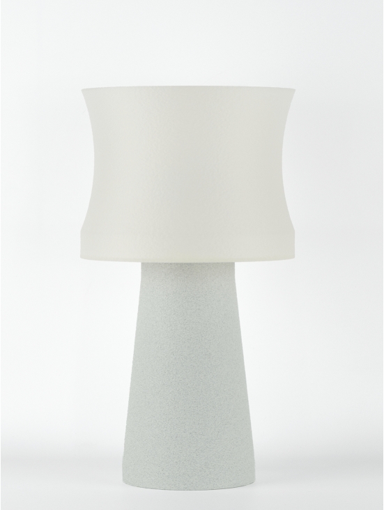 Aurélie – Lampe à poser granit grise, médium