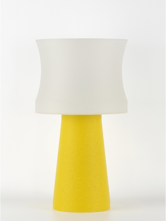 Aurélie – Lampe à poser granit jaune, médium