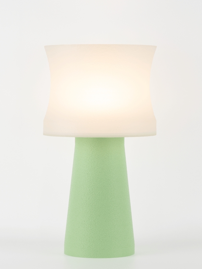 Aurélie – Lampe à poser pastel verte, médium