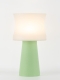 Aurélie – Lampe à poser pastel verte, médium