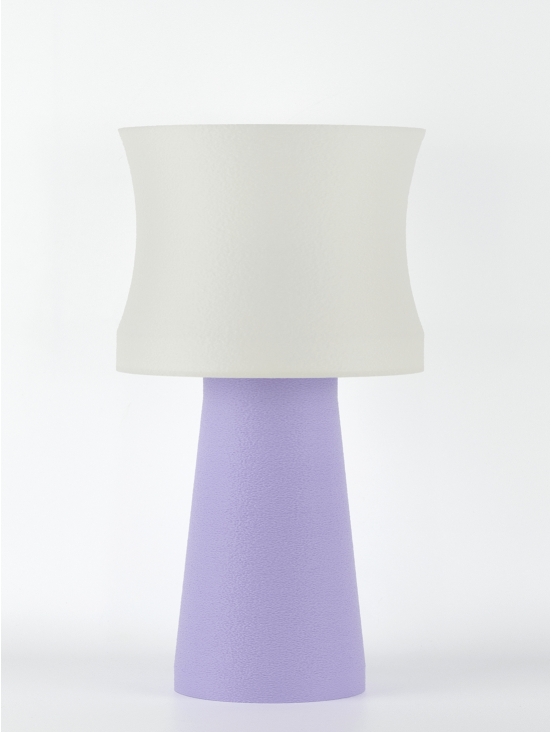 Aurélie – Lampe à poser pastel lilas, médium