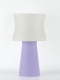 Aurélie – Lampe à poser pastel lilas, médium