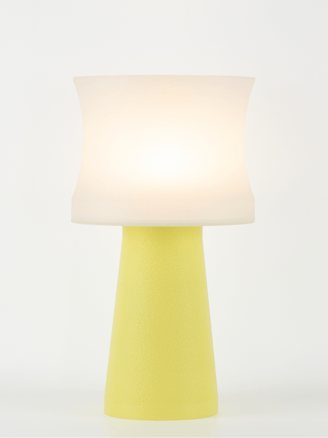 Aurélie – Lampe à poser pastel jaune, médium