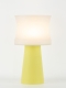 Aurélie – Lampe à poser pastel jaune, médium