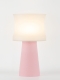 Aurélie – Lampe à poser pastel rose, médium