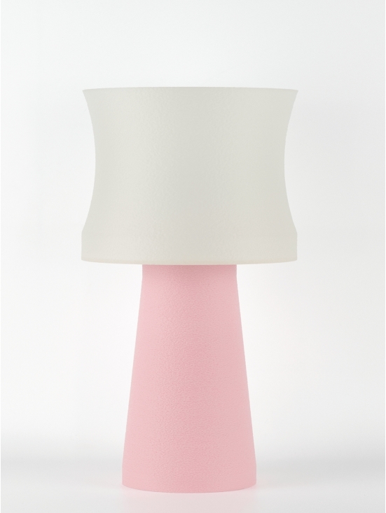 Aurélie – Lampe à poser pastel rose, médium