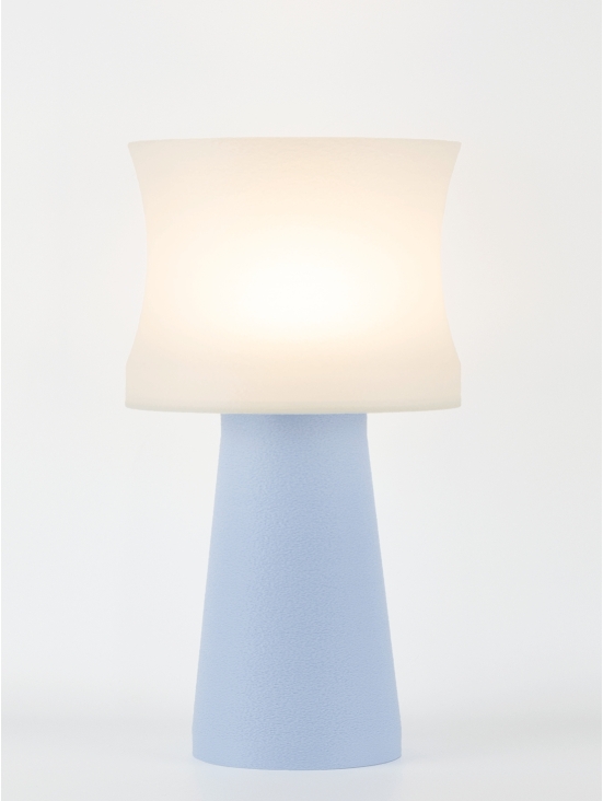Aurélie – Lampe à poser pastel bleu, médium