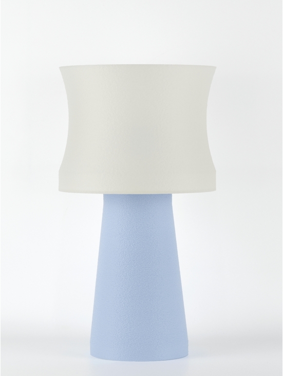 Aurélie – Lampe à poser pastel bleu, médium